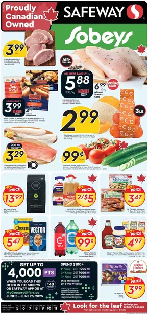 Sobeys catalogue in Hamilton | Great offer for bargain hunters | 2025-06-05T00:00:00.000Z - 2025-06-11T00:00:00.000Z