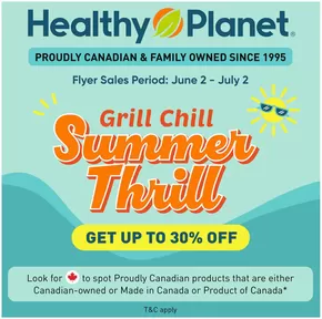 Healthy Planet catalogue | Summer Thrill Up To 30% Off | 2025-06-05T00:00:00.000Z - 2025-07-02T00:00:00.000Z