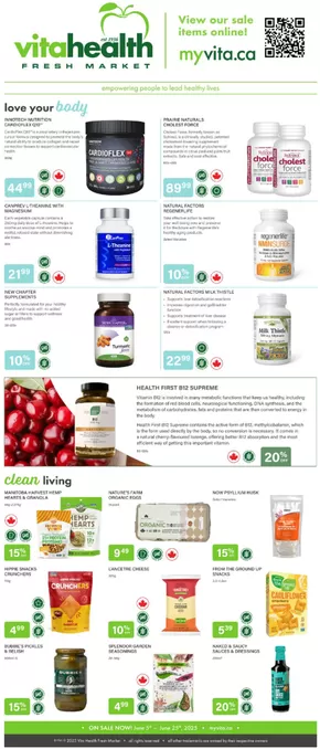 Vita Health catalogue in Winnipeg | Weekly Specials | 2025-06-05T00:00:00.000Z - 2025-06-25T00:00:00.000Z