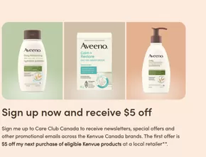 Aveeno catalogue in Kamloops | Sign up & receive $5 Off | 2025-06-09T00:00:00.000Z - 2025-07-09T00:00:00.000Z