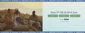 Extra 25% Off All AE & Aerie