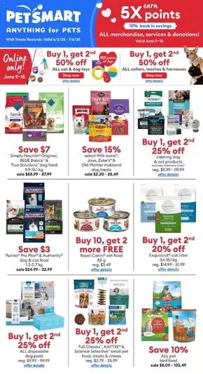 Petsmart catalogue in Sarnia | Discover attractive offers | 2025-06-02T00:00:00.000Z - 2025-07-06T00:00:00.000Z