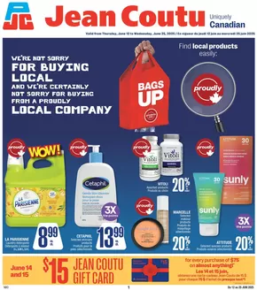 Jean Coutu catalogue | Top offers for all bargain hunters | 2025-06-12T00:00:00.000Z - 2025-06-25T00:00:00.000Z