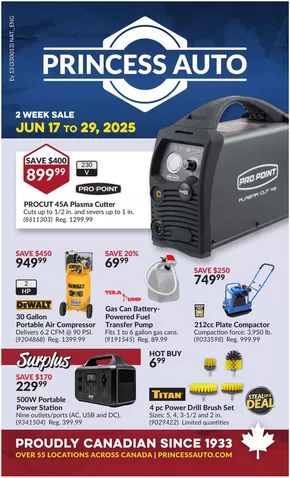 Princess Auto catalogue in London | Top offers for smart savers | 2025-06-17T00:00:00.000Z - 2025-06-29T00:00:00.000Z