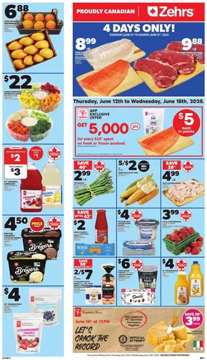 Zehrs Markets catalogue in St. Catharines | Zehrs Markets weeky flyer | 2025-06-12T00:00:00.000Z - 2025-06-18T00:00:00.000Z