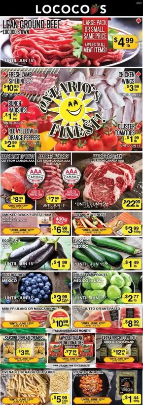 Lococos Weekly ad