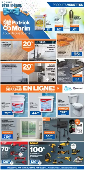 Patrick Morin catalogue in Trois-Rivières | Father's Day Sale | 2025-06-12T00:00:00.000Z - 2025-06-18T00:00:00.000Z