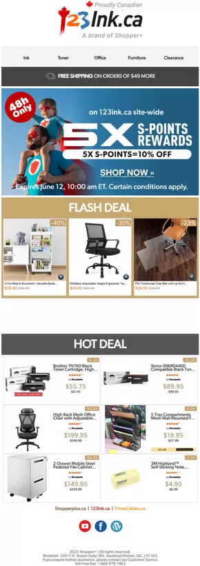 123Ink catalogue in Saguenay | Weekly Specials | 2025-06-12T00:00:00.000Z - 2025-06-17T00:00:00.000Z