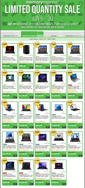 Memory Express catalogue in Airdrie | Amazing Discounts | 2025-06-13T00:00:00.000Z - 2025-06-30T00:00:00.000Z