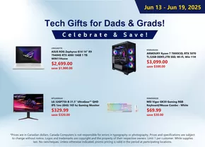 Canada Computers catalogue in Oshawa | Tech Gifts for Dads & Grads! | 2025-06-13T00:00:00.000Z - 2025-06-19T00:00:00.000Z