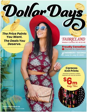 Fabricland catalogue in Lethbridge | West Flyer | 2025-06-13T00:00:00.000Z - 2025-07-31T00:00:00.000Z