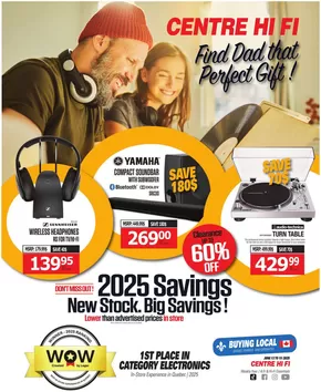 Centre Hi-Fi catalogue in L'Île-Perrot | Weekly Flyer | 2025-06-13T00:00:00.000Z - 2025-06-19T00:00:00.000Z