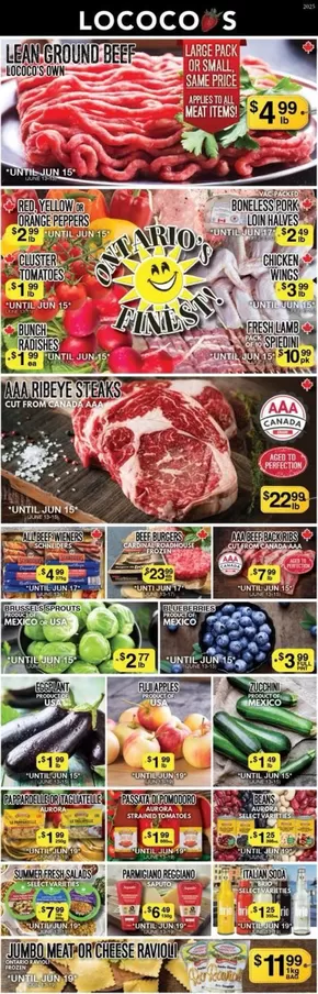 Lococos Weekly ad
