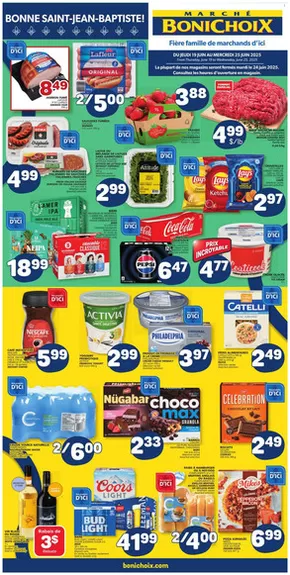Marché Bonichoix catalogue in Sainte-Anne-de-Madawaska | Circulaire de la semaine | 2025-06-19T00:00:00.000Z - 2025-06-25T00:00:00.000Z