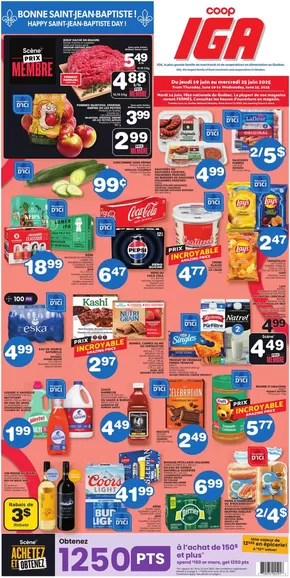 IGA catalogue in Clermont | Iles-de-la-Madeleine | 2025-06-19T00:00:00.000Z - 2025-06-25T00:00:00.000Z