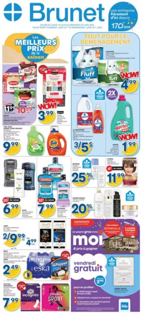 Brunet catalogue in La Malbaie | Top offers for all bargain hunters | 2025-06-19T00:00:00.000Z - 2025-06-25T00:00:00.000Z