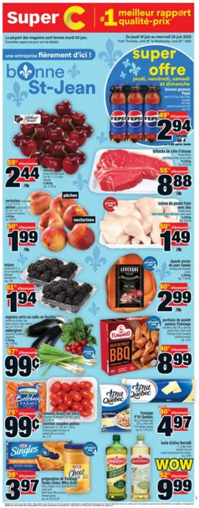 Super C catalogue in Newport QC | Discover attractive offers | 2025-06-19T00:00:00.000Z - 2025-06-25T00:00:00.000Z