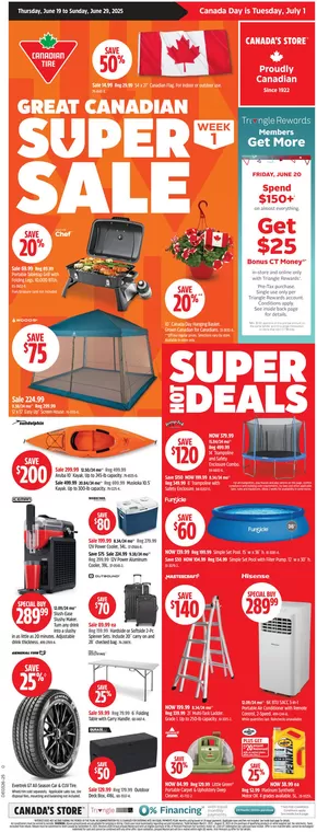 Canadian Tire catalogue in Green Valley | Attractive special offers for everyone | 2025-06-19T00:00:00.000Z - 2025-06-29T00:00:00.000Z