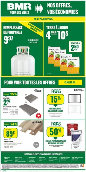 BMR catalogue in Saint-Alexandre-de-Kamouraska QC | Weekly Ad | 2025-06-20T00:00:00.000Z - 2025-06-22T00:00:00.000Z