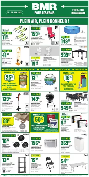 BMR catalogue in Saint-Alexandre-de-Kamouraska QC | Exclusive bargains | 2025-06-19T00:00:00.000Z - 2025-06-25T00:00:00.000Z