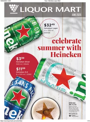 Liquor Mart catalogue in Flin Flon MB | Celebrate Summer with Heineken | 2025-06-18T00:00:00.000Z - 2025-06-30T00:00:00.000Z