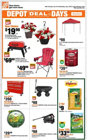 Home Depot catalogue | Top deals and discounts | 2025-06-19T00:00:00.000Z - 2025-07-02T00:00:00.000Z