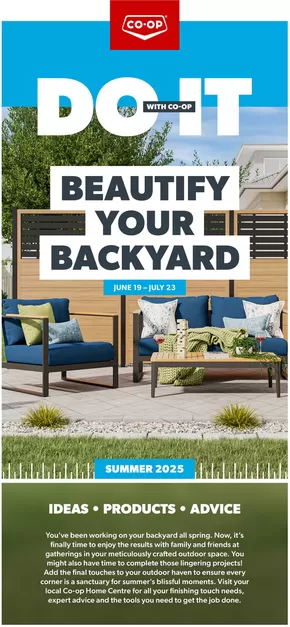 Co-op Home Centre catalogue in Melville | Do It With Co-op: Beautify Your Backyard | 2025-06-19T00:00:00.000Z - 2025-07-23T00:00:00.000Z