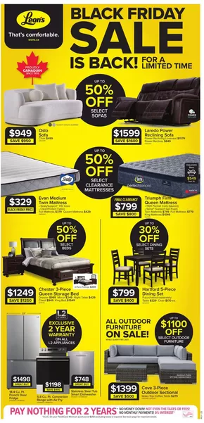 Leon's catalogue in Montreal | Top deals and discounts | 2025-06-19T00:00:00.000Z - 2025-06-25T00:00:00.000Z
