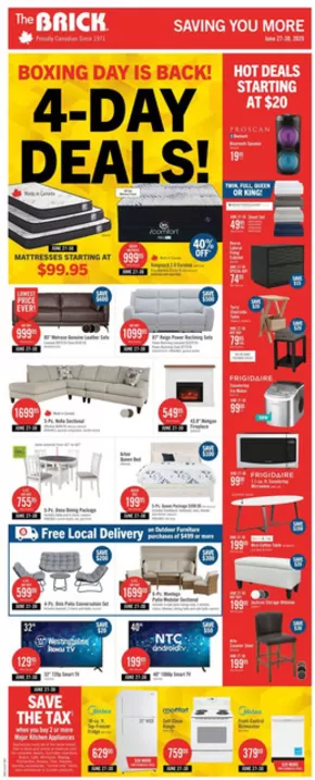 The Brick catalogue in Montreal | Offers for bargain hunters | 2025-06-23T00:00:00.000Z - 2025-07-01T00:00:00.000Z