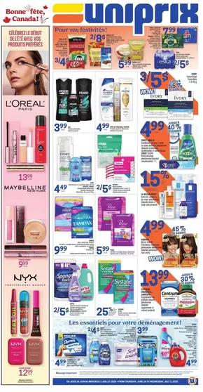 Uniprix catalogue | Uniprix Weekly ad | 2025-06-26T00:00:00.000Z - 2025-07-02T00:00:00.000Z