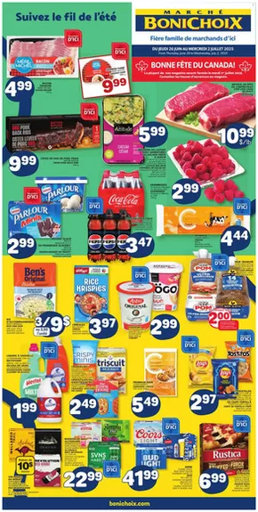 Marché Bonichoix catalogue in Sherbrooke QC | Circulaire de la semaine | 2025-06-26T00:00:00.000Z - 2025-07-02T00:00:00.000Z