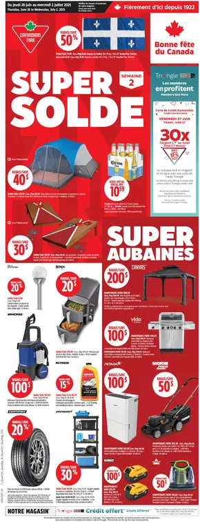 Canadian Tire catalogue in Hull QC | Exclusive bargains | 2025-06-26T00:00:00.000Z - 2025-07-02T00:00:00.000Z