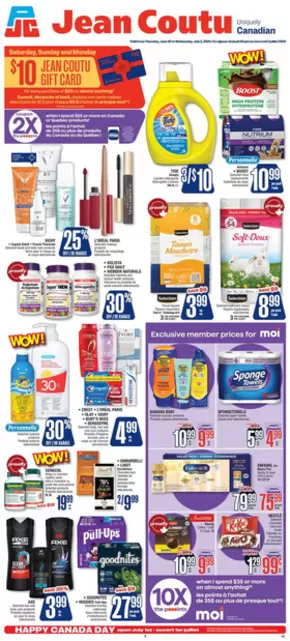 Jean Coutu catalogue in Quebec | Great discounts on selected products | 2025-06-26T00:00:00.000Z - 2025-07-02T00:00:00.000Z