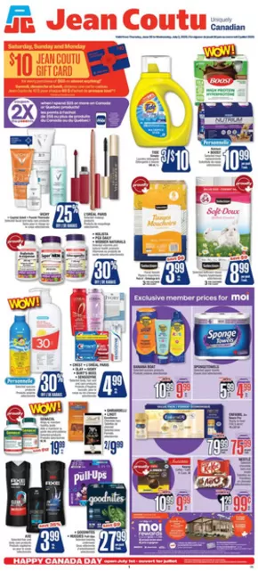 Jean Coutu catalogue in Quebec | Great offer for bargain hunters | 2025-06-26T00:00:00.000Z - 2025-07-02T00:00:00.000Z