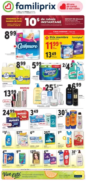 Familiprix catalogue in Sherbrooke QC | New offers to discover | 2025-06-26T00:00:00.000Z - 2025-07-02T00:00:00.000Z