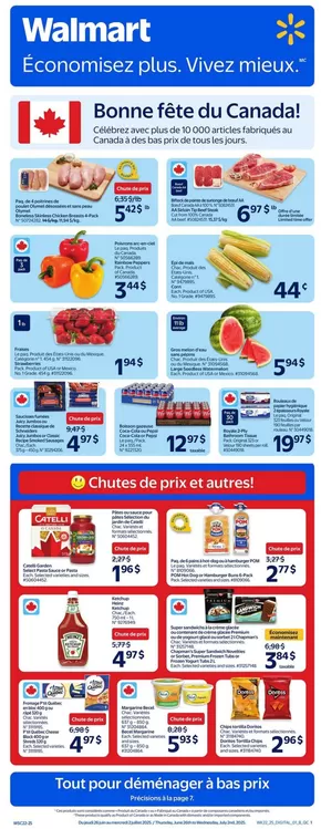 Walmart catalogue in Sorel-Tracy | Offers for bargain hunters | 2025-06-26T00:00:00.000Z - 2025-07-02T00:00:00.000Z