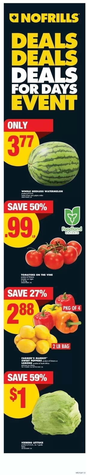 No Frills catalogue in Dryden | Top offers for smart savers | 2025-06-26T00:00:00.000Z - 2025-07-02T00:00:00.000Z