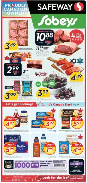 Sobeys catalogue | Our best deals for you | 2025-06-26T00:00:00.000Z - 2025-06-29T00:00:00.000Z