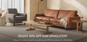 ENJOY 20% OFF EQ3 UPHOLSTERY