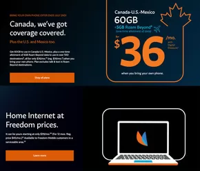 Freedom Mobile catalogue in Richmond | Current deals and offers | 2025-06-25T00:00:00.000Z - 2025-07-09T00:00:00.000Z