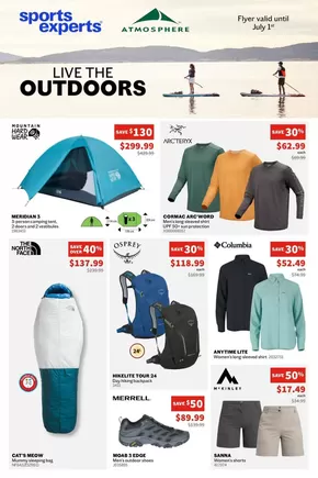 Atmosphere catalogue in Lethbridge | Live The Outdoors | 2025-06-26T00:00:00.000Z - 2025-07-01T00:00:00.000Z