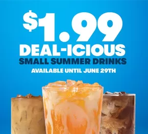 Wendy's catalogue in Halifax | $1.99 Deal-icious Small Summer Drinks | 2025-06-27T00:00:00.000Z - 2025-07-27T00:00:00.000Z