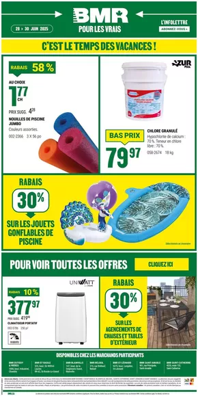 BMR catalogue in Trois-Rivières | Weekly Ad | 2025-06-28T00:00:00.000Z - 2025-06-30T00:00:00.000Z
