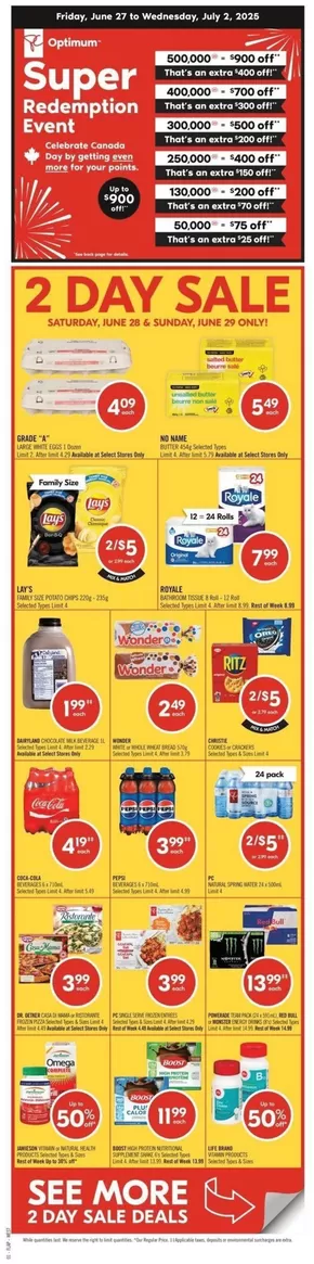 Shoppers Drug Mart catalogue in Courtenay | Discounts and promotions | 2025-06-28T00:00:00.000Z - 2025-07-03T00:00:00.000Z