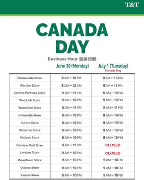 T&T Supermarket catalogue in Kitchener | Wide range of offers | 2025-06-27T00:00:00.000Z - 2025-07-01T00:00:00.000Z