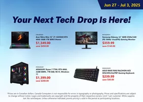 Canada Computers catalogue in Oshawa | Your Next Tech Drop Is Here! | 2025-06-27T00:00:00.000Z - 2025-07-03T00:00:00.000Z