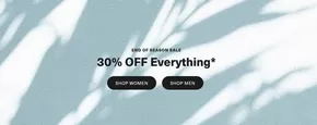 30% OFF Everything