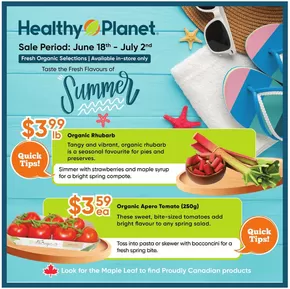 Healthy Planet catalogue in Toronto | Summer Savings | 2025-06-30T00:00:00.000Z - 2025-07-02T00:00:00.000Z
