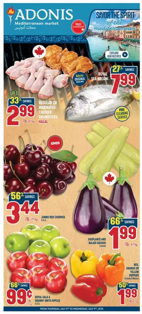 Marché Adonis catalogue in Gatineau | Exclusive deals and bargains | 2025-07-03T00:00:00.000Z - 2025-07-09T00:00:00.000Z
