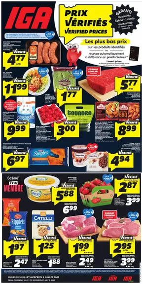 IGA catalogue in Shawinigan | Quebec | 2025-07-03T00:00:00.000Z - 2025-07-09T00:00:00.000Z